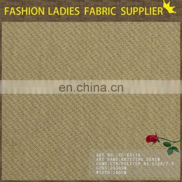 Knitting Denim 2014 Fashion Denim Fabric for Dress