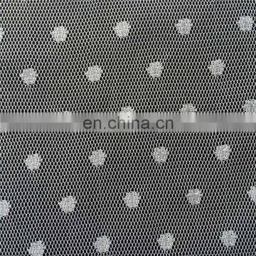 Round Dot 100% Polyester Mesh Fabric for Women Skirt