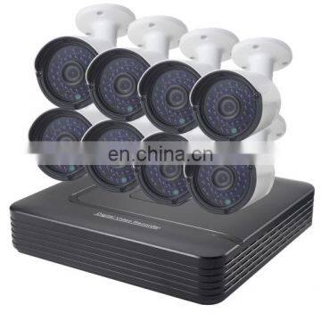 8Ch 720P 1.0 Mega Pixel Bullet IP Camera NVR Kit