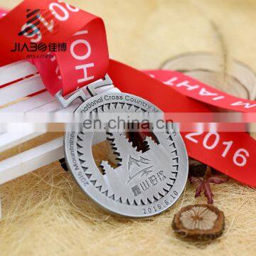 Custom Antique Silver 3d Plating Running Sports Custom Medal Maker photo-5
