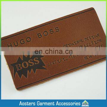 Custom Fashion Printed Jeans Leather Label Patch photo-1