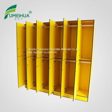 Compact Laminate HPL Electronic Lock Locker for Gym Club photo-3