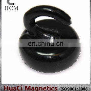 9 LB(4.08kg) Holding Power Neodymium Magnetic Hook Rubber Coated