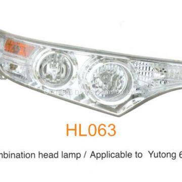 Yutong 6112 bus head lamp,bus front light(HL063)