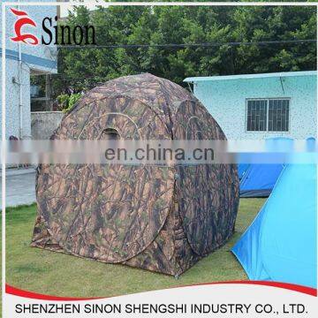 dome Camouflage single layer light weight custom Camping Hunting Tent