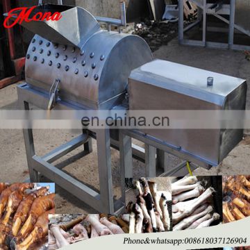 Best selling cow hoof hair machine/cow feet unhairing machine/trotter unhairing machine