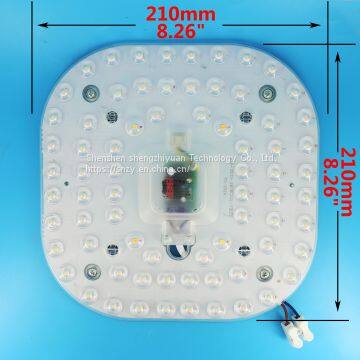 Led Panel Lights 24W 36W 220V Ultra-thin 3 Mode Two-color Emitting Magnet Adsorption Mounted Ceiling Optical Lens Lamp Board photo-3
