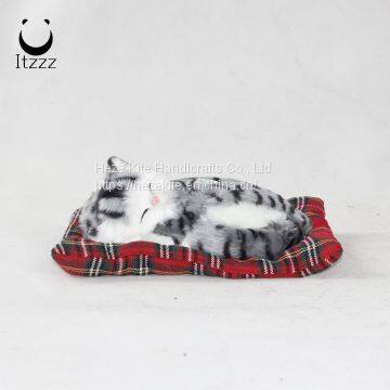 Car Dash Puppy with Activated Carbon Perfect Vivid Simulation Plush Sleeping Dog Cat Panda Doll Toy