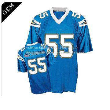 Polyester Material Sublimation Printing American Football Practice Jersey photo-2