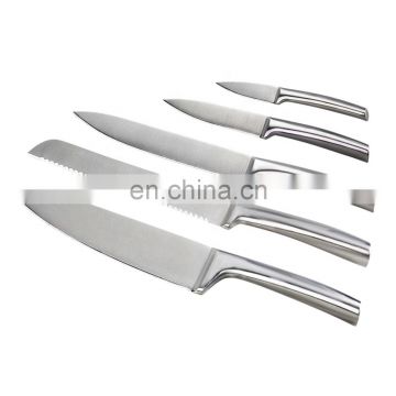 Super Sharp 5 Pcs Hollow Handle Stainless Steel Chef Knife Set