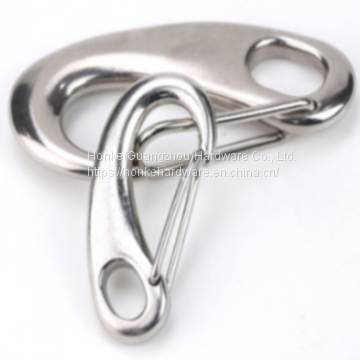 Stainless steel 304 Egg Shaped Carabiner Safety Lifting Snap Hook