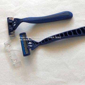 TS-C238 Blue Color Two Blades Men Disposable razor Plastic Handle Comfortable Cheap Shaving Quality Razor