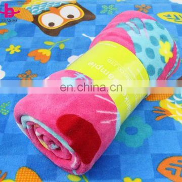 Coral Fleece Blanket with Cartoon