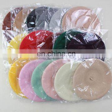 Mom Kids Family Matching Hats Fashion Wool Beret Caps Embroidered Beret Hat French Artist Warm Beanie Beret Hat photo-4