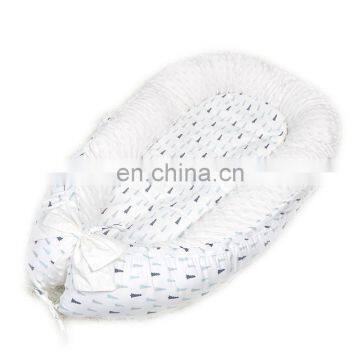 Breathable Organic Babynest Double Sided Washable Baby Nest Bed photo-5