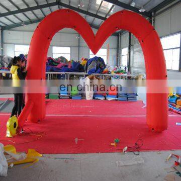 Top Quality Inflatable Red Heart Shape Wedding Arch/Inflatable Entrance Archway For Sale photo-4