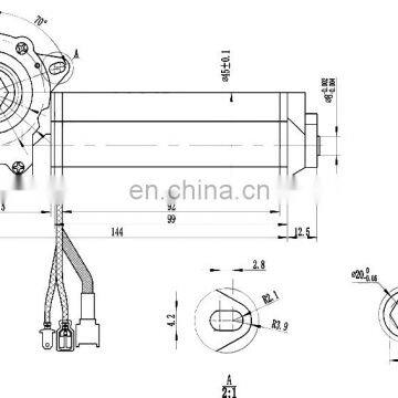 E209M Горячие продажи 24В 30Вт DC редукторный двигатель для электрического стола, редукторный DC двигатель photo-2