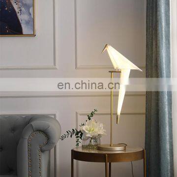 Guangdong Hotel Decoration Bird Shade Led Table Lights Bedside Lamp photo-3