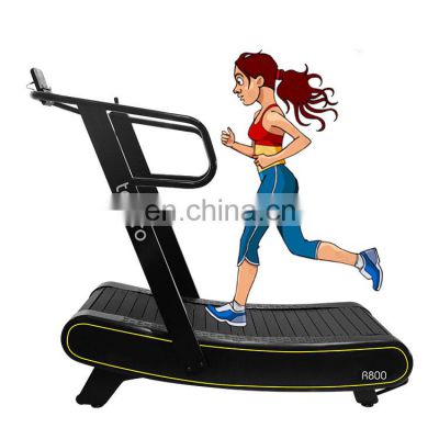 Gym Equipment semi-commercial curved treadmill Home Gym Equipment unpowered commercial running machine without motor