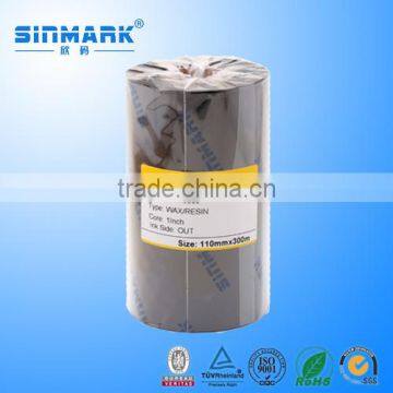 SINMARK H110300 wax resin ribbon,thermal transfer ribbon,thermal transfer printer ribbon