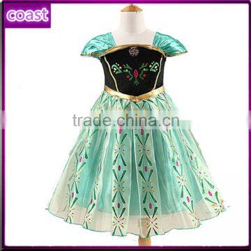 Newest Cartoon Characters Anna Elsa Princess Fancy Dress Costume Child d Dress Dress Design Quality Choice photo-5
