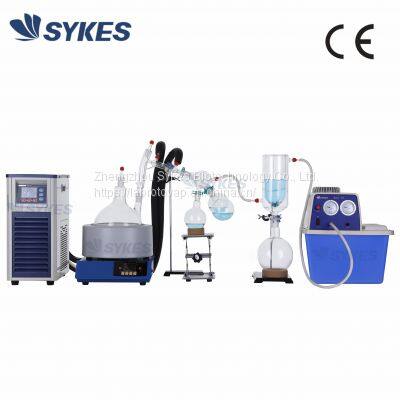 Chemical Laboratory Small Herb Essential Oil Extraction Apparatus 1Liter Short Path Distillation System photo-2