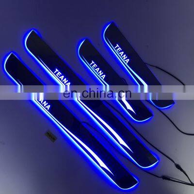 Led Door Sill Plate Strip Welcome Light Pathway Accessories for nissan teana dynamic sequential style