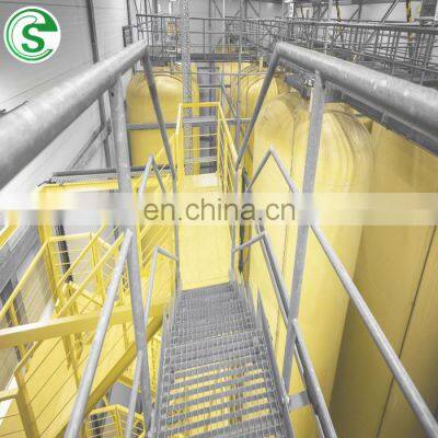 Industria and chemical site galvanized steel deck floor grating