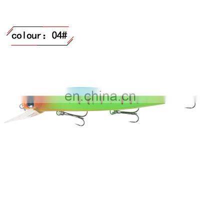 Three Hook Slow Sinking Mino Bionic Plastic Bait Long-Range Throwing Bass Mouth Raising False Bait Hovering Bait photo-3