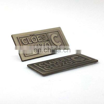 Factory Wholesale Metal Brand Labels Custom Metal Logo Labels For Handbags With Good Price photo-4