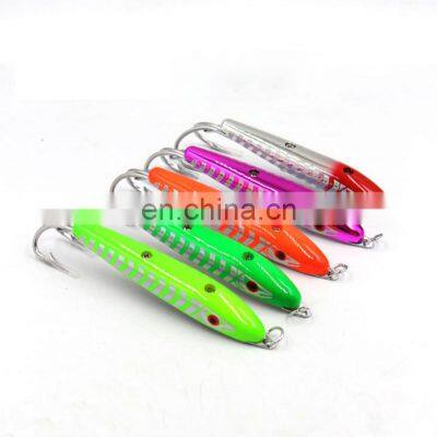 22g 45g 70g Fishing Plastic Stick Pencil  Fake Bait Bionic Sea Trolling Boat Fishing Spoon Hard Lure