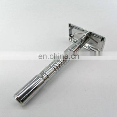 Wholesale Men's Shaving & Hair Removal Products Safety Razor With Chrome Gold Colors photo-4