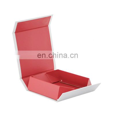 Custom color design foldable sturdy present magnetic box for gift packing