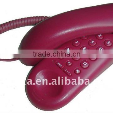 Red Trimline Telephone Hotel Bathroom Phone