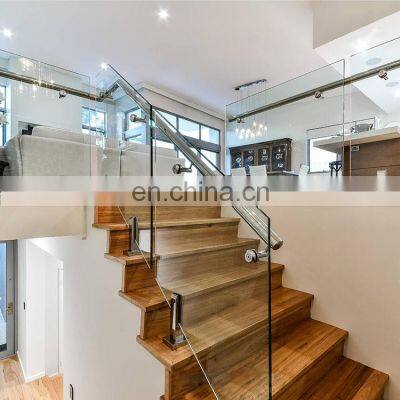 modern railing glass balustrade handrail and stair railing