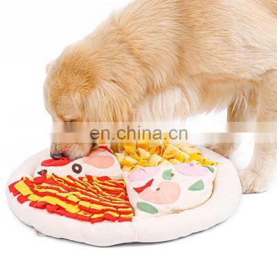 Best Quality Hot Sale Favorable Price Feeding Pads Pizza Wooly Pet Snuffle Mat Dogs