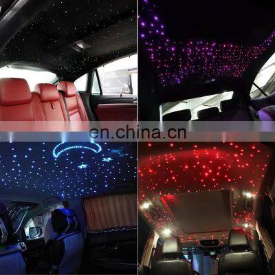 Autoaby 12V Car Starry Sky Roof Modification Gypsophila Small Size Fiber Optic Light RGB Light Source Accessories Colorful photo-2