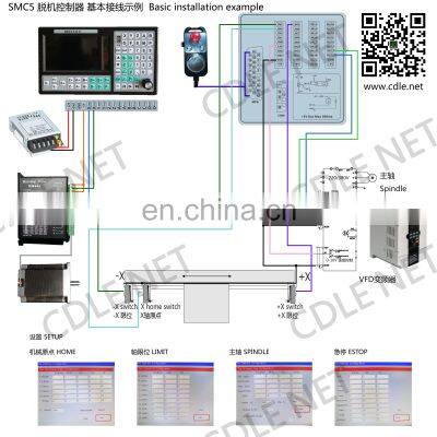 New 500KHz 7inch Screen USB Motion Controller 5 Axis Motion CNC Controller Mach 3 photo-5