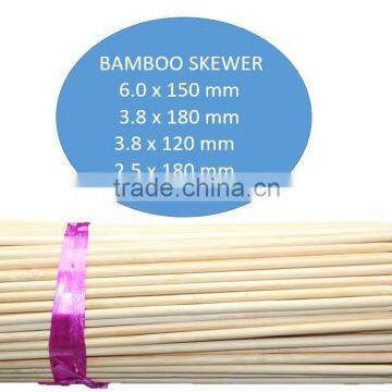 Round Bamboo Skewer Wholesale Bamboo Skewer