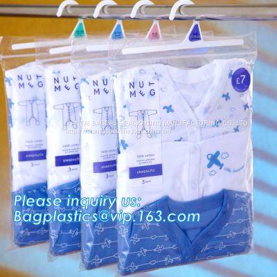 Underwear Packaging Hanger Plastic,Slider Zipper Hanger Hook Bag For Men's Box / Underwear Packaging Bagplastics Bagease photo-3