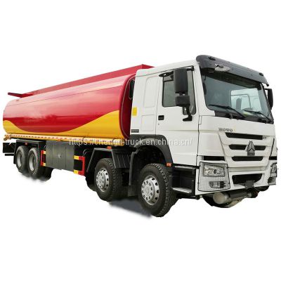 Heavy fuel oil truck tanker truck price sinotruk howo 8x4 35000 liters fuel tank truck