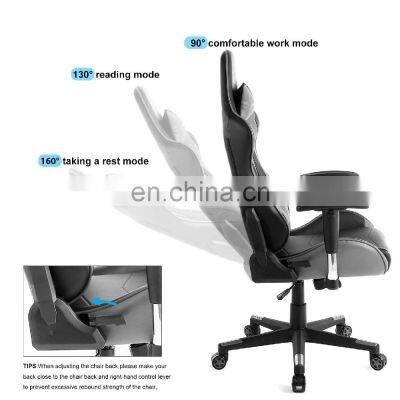 New Style High End Good Quality Customized Logo Swivel Ergonomic 4D Armrest Reclining Gaming Chair photo-2