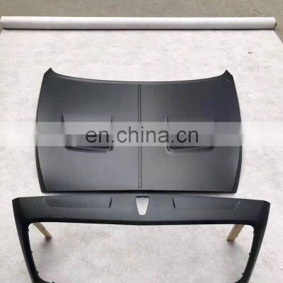 RD Facelift Parts Mansori Style Carbon Fiber Front Grill Mesh Frame Cover Car Engine Hood Vents Cover For Bentley Bentayga photo-3