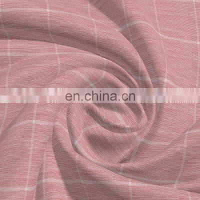Spring Summer Design Linen/Cotton Yarn Dyed Check Fabric For Tops photo-5