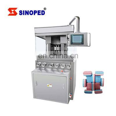 Three-color Large Diameter Dishwashing Auto Rotary Tablet Press Effervescent Making Machine