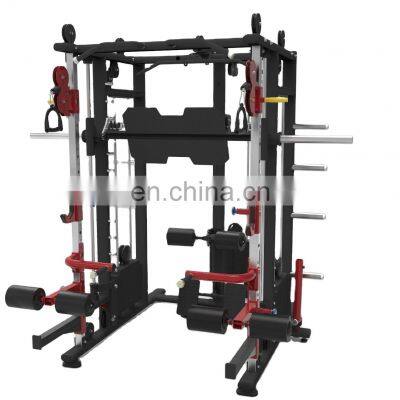 A089 popular Multi machine  Functional Trainer& Smith Squat&Lat Pulldown & Low Row gym fitness equipment