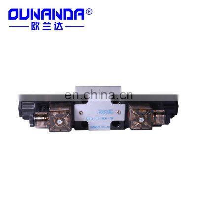 Taiwan Solenoid Valve DSG-02-3C6-DL Hydraulic Directional Valve Cast Iron Pilot Operated Directional Control Valve photo-2