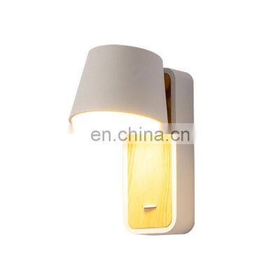 Nordic Modern Multi Head Rotatable Indoor Bedroom Bedside Wall Light Hotel Hall Decoration Dimmable Led Wall Lamp