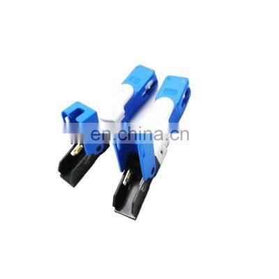 Hot Sale ESC250d Fiber Optic Accessories Sc Upc/APC 0.3dB Single-Mode FTTH Fiber Optic Quick Connectors