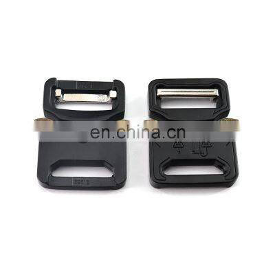 Fashion Design Exquisite Appearance Custom Logo Durable Zinc Alloy Side Release Buckle For Men Belts photo-3
